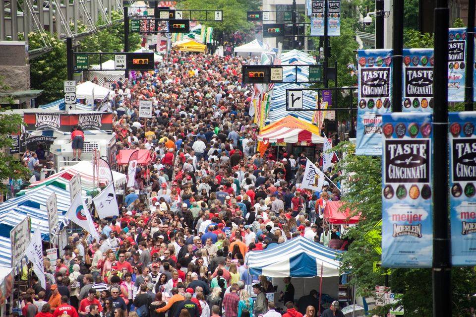 Taste of Cincinnati Event Crowd
